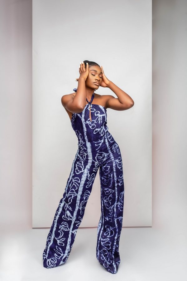 Twist Adire Jumpsuit - Image 2