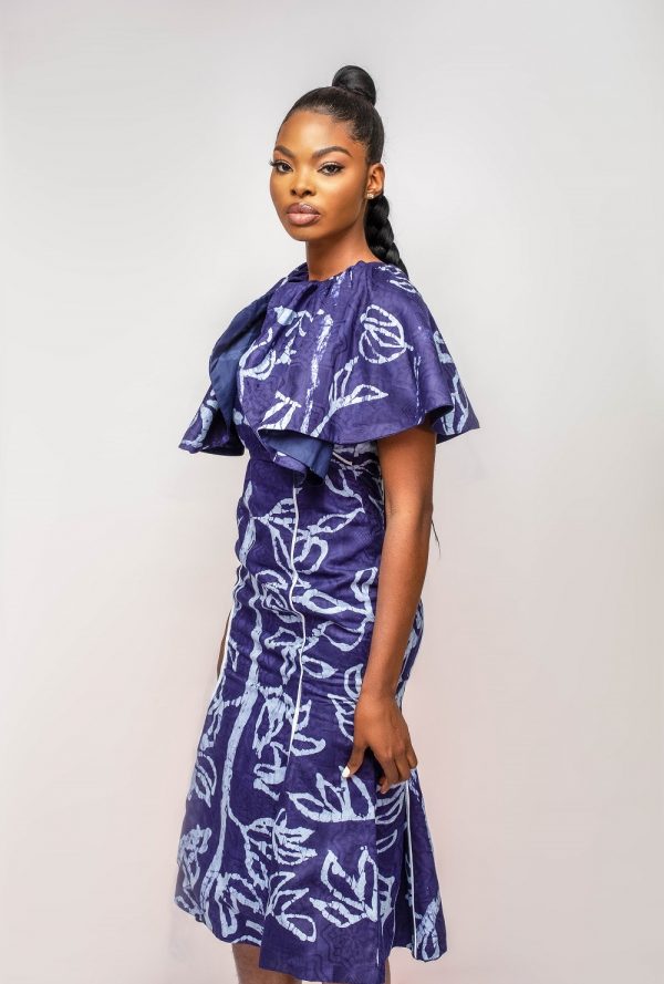 Adire Bib Dress