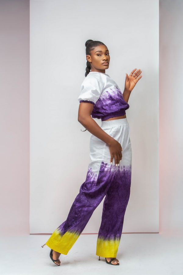 Tie & Dye Crop Set - Image 2