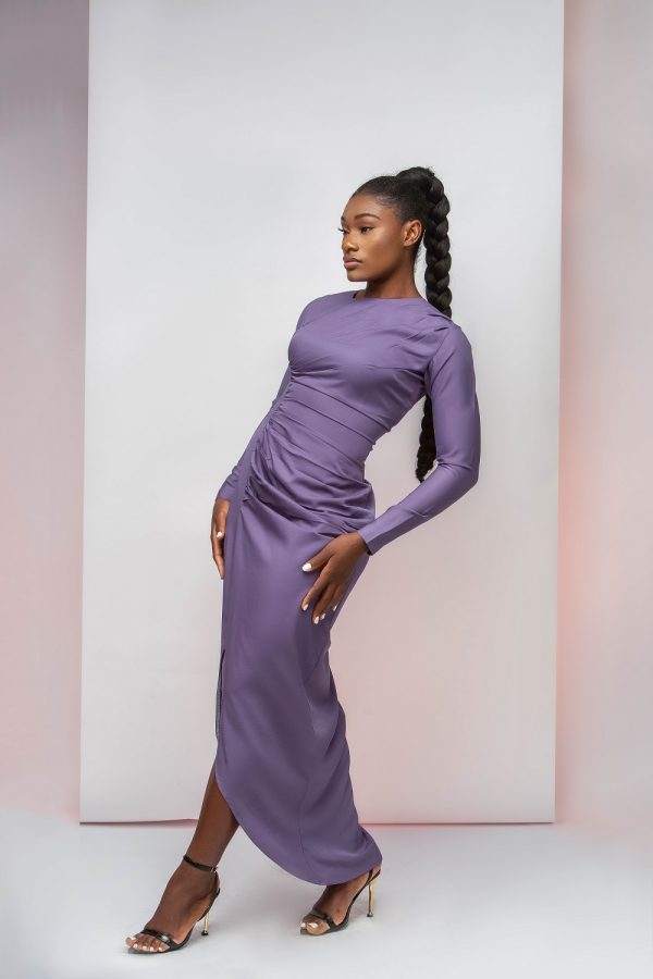 Cut Ruched Dress - Image 3