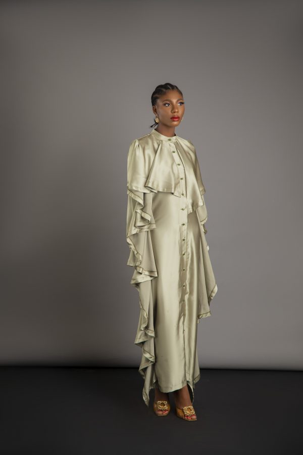 Frilled Shirt Dress - Image 2