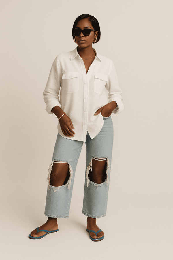 Double pocket shirt