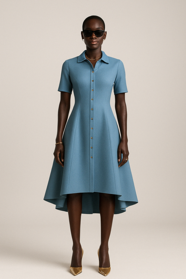 Flare midi dress